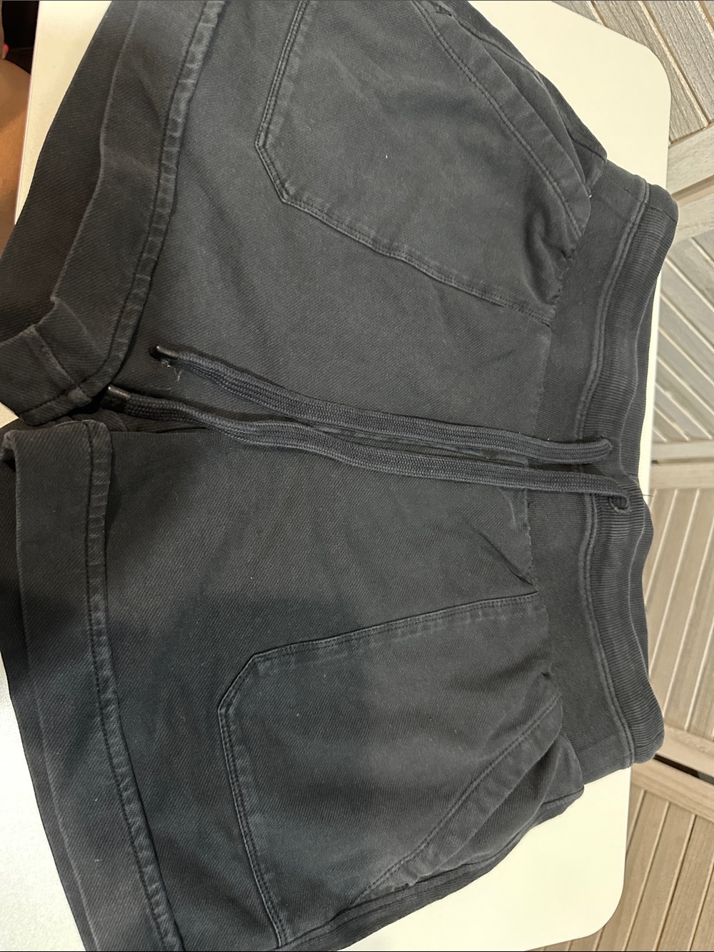 Zella Black Drawstring Pocket Shorts